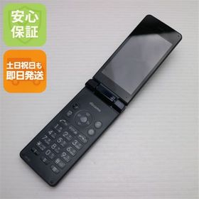 安心保証 良品中古 SH-02L AQUOS ケータイ ブラック 本体 白ロム