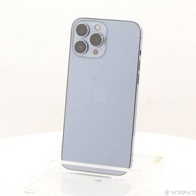 〔中古〕Apple(アップル) iPhone13 Pro Max 1TB シエラブルー NLKK3J／A SIMフリー〔305-ud〕