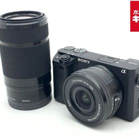 【中古】 【並品】 ソニー α6400 ダブルズームレンズキット ブラック [ILCE-6400Y B] 【ミラーレス一眼】 【6ヶ月保証】