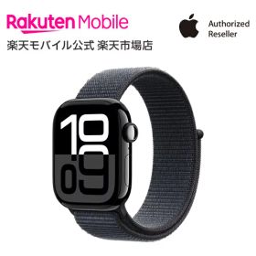 【条件達成で3300ポイント】Apple Watch Series 10 ジェットブラックアルミニウムケースとインクスポーツループ ケースサイズ：42mm/46mm GPS＋Cellularモデル 新品 純正 国内正規品 Apple認定店 アップルウォッチ セルラー
