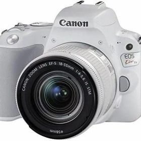 【中古】【アウトレット品】Canon デジタル一眼レフカメラ EOS Kiss X9 ホワイト レンズキット EF-S18-55 F4 STM付属 KISSX9WH-1855F4ISSTMLK