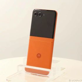【中古】Motorola(モトローラ) motorola razr 50 512GB スプリッツオレンジ PB230002JP SIMフリー 【258-ud】