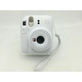 【中古】FujiFilm instax mini 12 チェキ [クレイホワイト]【大須】保証期間1週間【ランクA】