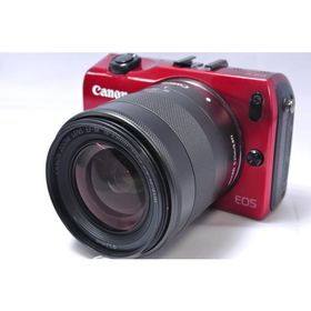 キヤノン Canon ミラーレス一眼 EOS M レンズキット レッド 中古