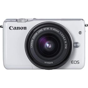 キヤノン Canon EOS M10 レンズキット ホワイト EOSM10WH-1545ISSTMLK <プレゼント包装承ります>