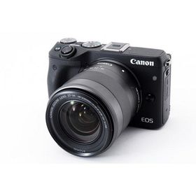 キヤノン Canon EOS M3 ブラック レンズキット Wi-Fiでストラップ付き <プレゼント包装承ります>