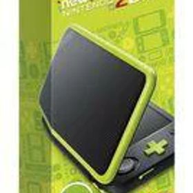 【中古】ニンテンドー3DSハード Newニンテンドー2DSLL本体 ブラック×ライム