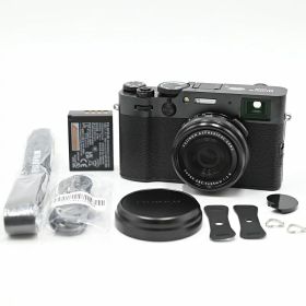 FUJIFILM 富士フイルム デジタルカメラ X100VI ブラック (ショット数16枚) コンパクトデジタルカメラ 【中古】