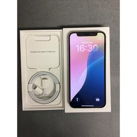 アイフォーン(iPhone)の超美品 国内版 SIMフリー iPhone12mini 256GB ホワイト色(スマートフォン本体)