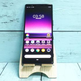 au Xperia5 SOV41 ブラック 本体 白ロム SIMロック解除済み SIMフリー 643381