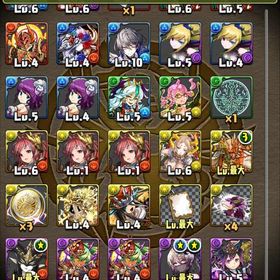 パズドラ引退垢