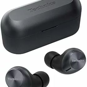 【中古】［非常に良い］テクニクス ワイヤレスイヤホン EAH-AZ40-K ブラック bluetooth マルチポイント IPX4 アプリ対応