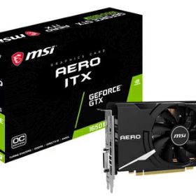 【中古】 MSI GeForce GTX 1650 SUPER AERO ITX OC グラフィックスボード VD7130