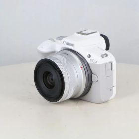 【中古】(キヤノン) Canon EOSR50+R18-45 IS STM レンズキット ホワイト