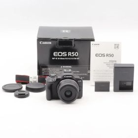 Canon EOS R50 標準ズームレンズキット(RF-S18-45)ブラック