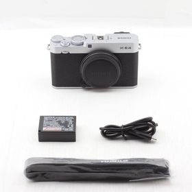 フジフイルム(富士フイルム)のFUJIFILM フジフィルム X-E4 ボディ シルバー(デジタル一眼)