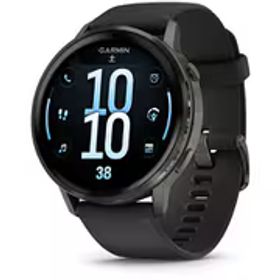 ガーミン GARMIN Venu 4（ヴェニュー 4）45mm Slate / Black シリコンバンド 心電図（ECG）アプリ Suica対応 GPSスマートウォッチ 010-03014-30