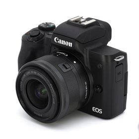Canon ミラーレス一眼カメラ EOS Kiss M2 標準ズームレンズキット ブラック KISSM2BK-1545