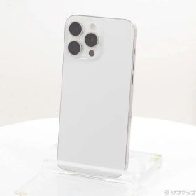ソフマップ 〔中古品〕 iPhone15 Pro Max 256GB ホワイトチタニウム MU6Q3J／A SIMフリー【377】