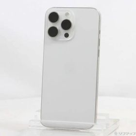 ソフマップ 〔中古品〕 iPhone15 Pro Max 256GB ホワイトチタニウム MU6Q3J／A SIMフリー【348】