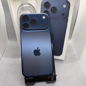 ○新品同様 SIMフリー iPhone17Pro 256GB ディープブルー バッテリー100%