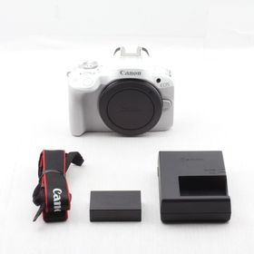 キヤノン(Canon)のCanon キャノン ミラーレス一眼カメラ EOS R50 ボディホワイト(デジタル一眼)