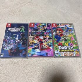 スイッチソフト3本セット(ポケモンＺＡ,マリオパーティ,マリオカート)