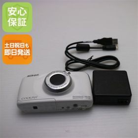 ニコン(Nikon)の超美品 COOLPIX S33 ホワイト M999(コンパクトデジタルカメラ)