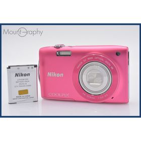 ★極上美品★ ニコン Nikon COOLPIX S3300 6x 同梱可 #am319(コンパクトデジタルカメラ)