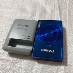 キヤノン(Canon)のCanon IXY3 青色 デジタルカメラ 充電器付き microSD8G付き(コンパクトデジタルカメラ)