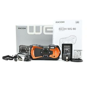 ＜美品＞ RICOH WG-80 ORANGE｜本格防水デジタルカメラ(コンパクトデジタルカメラ)
