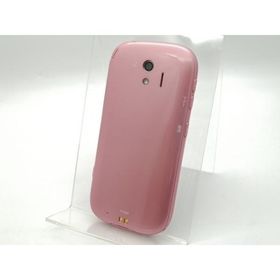 【中古】Fujitsu docomo 【SIMロック解除済み】 らくらくスマートフォン me F-03K ピンク【大須2】保証期間１ヶ月【ランクB】