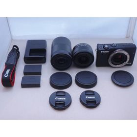 キヤノン Canon ミラーレス一眼カメラ ダブルズームキット APS-C EOS M100