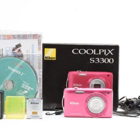 【極美品】Nikon COOLPIX S3300 ピンク 動作確認済