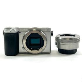 ソニー SONY α6400 パワーズームレンズキット ILCE-6400L シルバー デジタル ミラーレス 一眼カメラ 【中古】