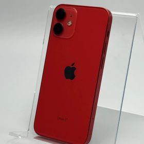 【中古B】iPhone 12 mini 64GB レッド バッテリー【83%】 SIMフリー 白ロム