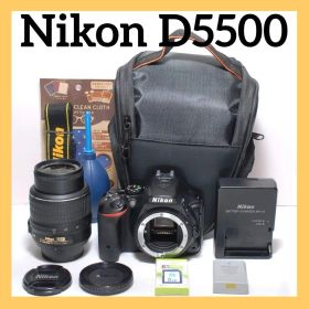 ✨高画質✨Nikon D5500 シングルレンズ✨簡単操作✨一眼レフデビューに