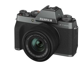【中古】富士フイルム(FUJIFILM) ミラーレス一眼カメラ X-T200レンズキット ダークシルバー X-T200LK-DS