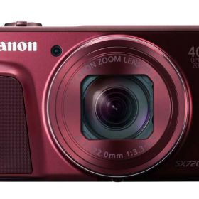 【中古】Canon デジタルカメラ PowerShot SX720 HS レッド 光学40倍ズーム PSSX720HSRE