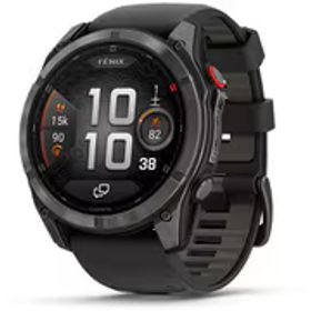 ガーミン GARMIN fenix 8 Pro（フェニックス 8 プロ） AMOLED 51mm Ti Carbon Gray DLC / Black シリコンバンド LTE 心電図（ECG）アプリ Suica対応 GPSスマートウォッチ 010-03199-21