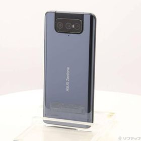 〔中古〕ASUS(エイスース) Zenfone 8 Flip 128GB ギャラクティックブラック ZS672KS-BK128S8 SIMフリー〔198-ud〕
