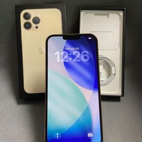 美品 国内版 SIMフリー iPhone13 Pro Max 128GB ゴールド色