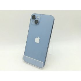 【中古】【赤ロム保証あり】Apple au 【SIMフリー】 iPhone 14 Plus 128GB ブルー MQ4H3J/A【神戸】保証期間1ヶ月【ランクB】