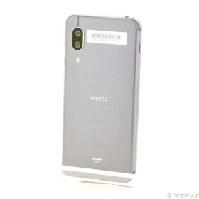 【中古】SHARP(シャープ) AQUOS sense3 64GB ブラック SHV45 au 【295-ud】