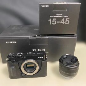 新品同様 FUJIFILM X-E4（シャター回数50回以下）+レンズ ブラック