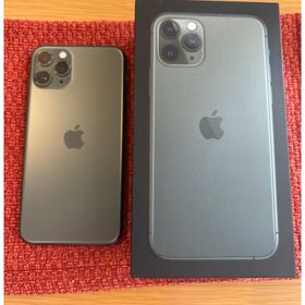 アイフォーン(iPhone)の【SIMフリー】iPhone11Pro/256GB（ミッドナイトグリーン）(スマートフォン本体)