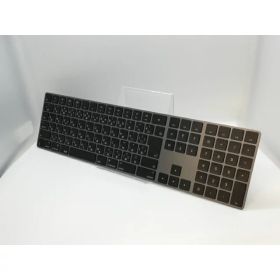 【中古】Apple Magic Keyboard（2018/テンキー付き/A1843） - 日本語（JIS） スペースグレイ MRMH2J/A【京都】保証期間1週間