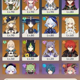 値下げ可能原神引退アカウント