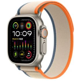 Apple Apple Watch Ultra2 49mm GPS+Cellularモデル MRF13J/A A2986【ナチュラルチタニウムケース/オレンジ ベージュトレイルループ】 [中古] 【当社3ヶ月間保証】 イオシス