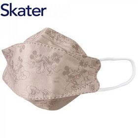 スケーター 高機能立体不織布マスク大人用 5枚入り ミッキーマウス ディズニー Disney MSKSH4 女性 口紅つかない 化粧汚れ 3D キャラクター Skater